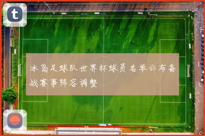 冰岛足球队世界杯球员名单公布备战赛事阵容调整