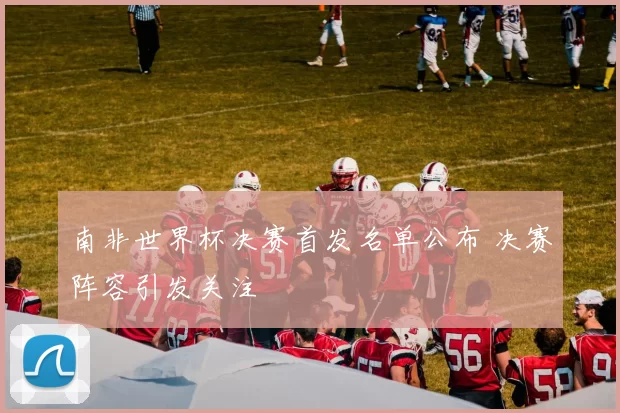 南非世界杯决赛首发名单公布 决赛阵容引发关注