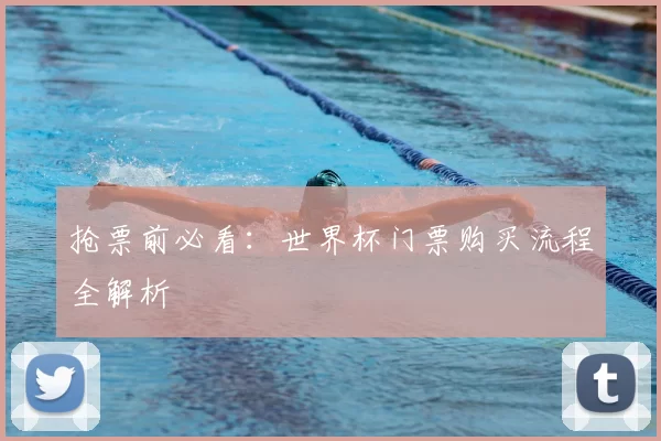 抢票前必看：世界杯门票购买流程全解析