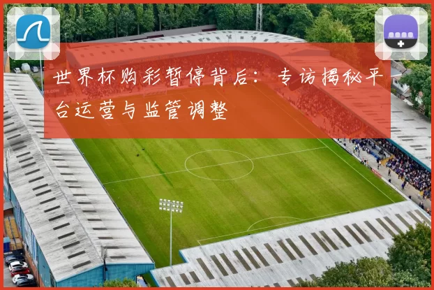 世界杯购彩暂停背后：专访揭秘平台运营与监管调整